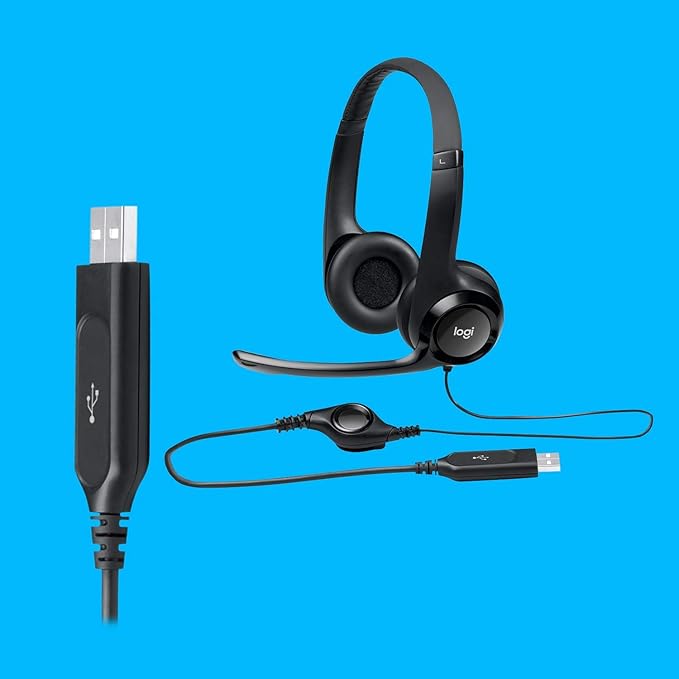 Logitech New logitech h390 USB Headset with noisecanceling Microphone Bulk Packaging, 5.8 Ounce - Image 4