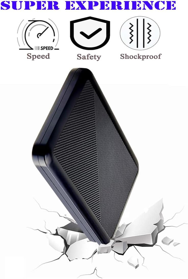 750GB Ultra Slim Portable External Hard Drive USB 3.0 HDD Storage for PC, Mac, Laptop, PS4, Xbox one - Image 5
