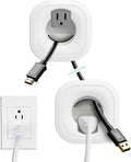 in Wall Cable Management Kit with Hole Saw Drill Attachment - Includes Power & Low Voltage Cord Management - Hide TV Wires for Wall-Mounted TVs, White by Bestongbestservicesforyou