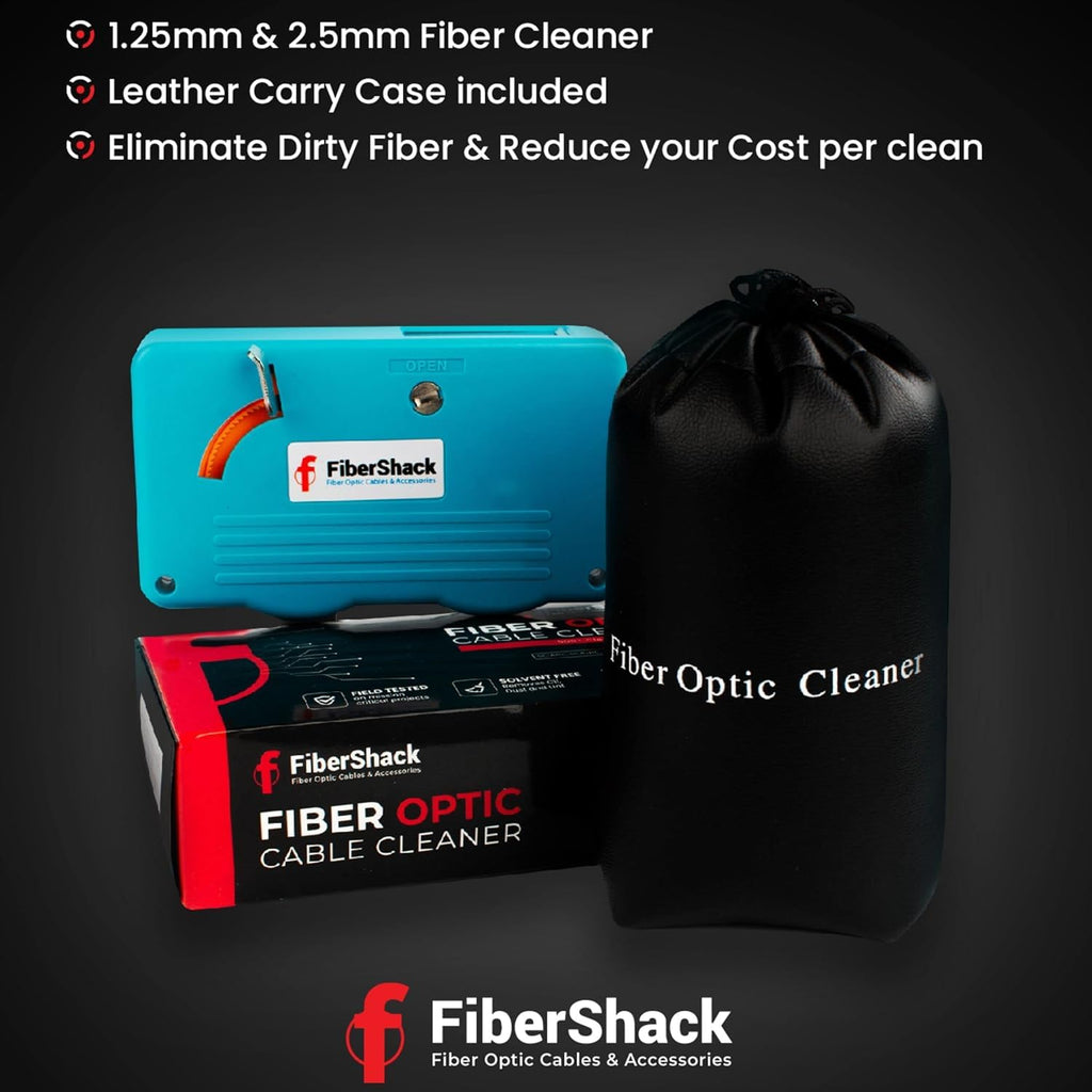 Fiber Optic Cable Cleaning Box - 3 Pack - Cleans Both SC & LC Fiber Optic Cables & Connectors - Includes Dust Caps for 1.25mm & 2.5mm Patch Cord End Faces - Image 5