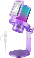 MAONO DGM20 USB Gaming Microphone for PC with Clear Voice & RGB Lighting | Noise Reduction, Tap-to-Mute, Gain Control and Plug & Play for Discord, Streaming, Podcasting, Chat and PS5/PS4 Gaming by MAONO