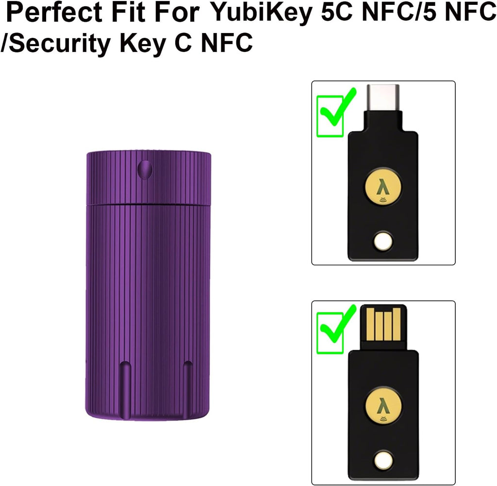 Upgrade Protector Case for Yubikey 5/5C NFC & Security Key Series(2 Groove) - Image 3