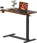 32''Large Medical Overbed Bedside Table with Wheels,Rolling Table by FitStand