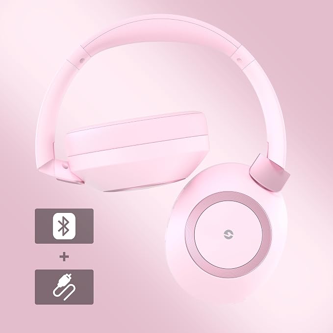 Active Noise Cancelling Headphones, 100H Playtime Headphone Wireless Bluetooth, Bluetooth Headphone with Microphone, Over Ear Wireless Headphones with Deep Bass,Fast Charging for Travel - Image 4