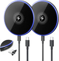 Wireless Charger 2Pack 6FT 15W Samsung Magnetic MagSafe Charger | Wireless Fast Charging Pad for Galaxy S26 S25 Ultra/S24 FE/S23 Ultra/S22/S21/Z Google Pixel 9 8a 7a 8 7 Pro | Strong Magnet by ChargingExpertBesideYou