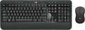 Logitech MK540 Full Size Advanced Wireless Keyboard and Mouse Combo | Full size quiet keyboard with number pad & integrated palm rest, full size ambidextrous mouse, includes USB-A Nano Receiver by Unknown