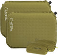 ATEPA Inflatable Seat Cushion | 2" & 2.5" Foam Core Seat Pad, Self Inflating, Compact, Stadium, Airplane, Travel, Camping, Hiking, Sports events by ATEPA