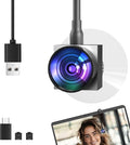 1080P Center Screen Webcam with Auto Focus, Middle Screen Camera with Noise Reducing Mic, Plug & Play Center Cam for Zoom/Teams/Mac/PC, Ideal for Video Conferencing & Remote Work by Unknown