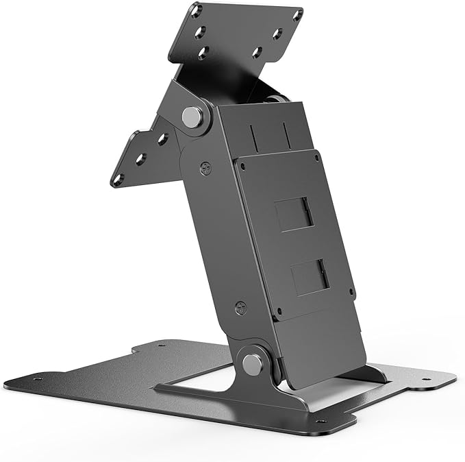 Touch Monitor VESA 75 100 50 and Mini PC VESA 75 Back-to-Back Dual Mount All Metal Stable Leaning Low Profile by WearsonInternational
