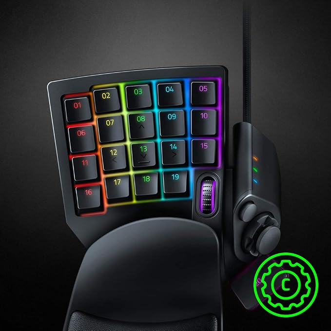Razer Tartarus V2 Left-Handed Gaming Keypad, 32 Programmable Keys, Black - Image 6