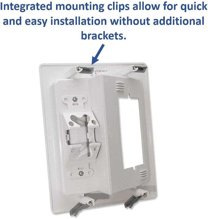 Legrand – OnQ in-Wall Cable Management Kit for Power & Low Voltage Cords – Hides TV or Display Cables Retrofit Behind the Wall – UL Listed TV Cord Hider w/DIY Install & Included Hardware – HT2102WHV1 - Image 4