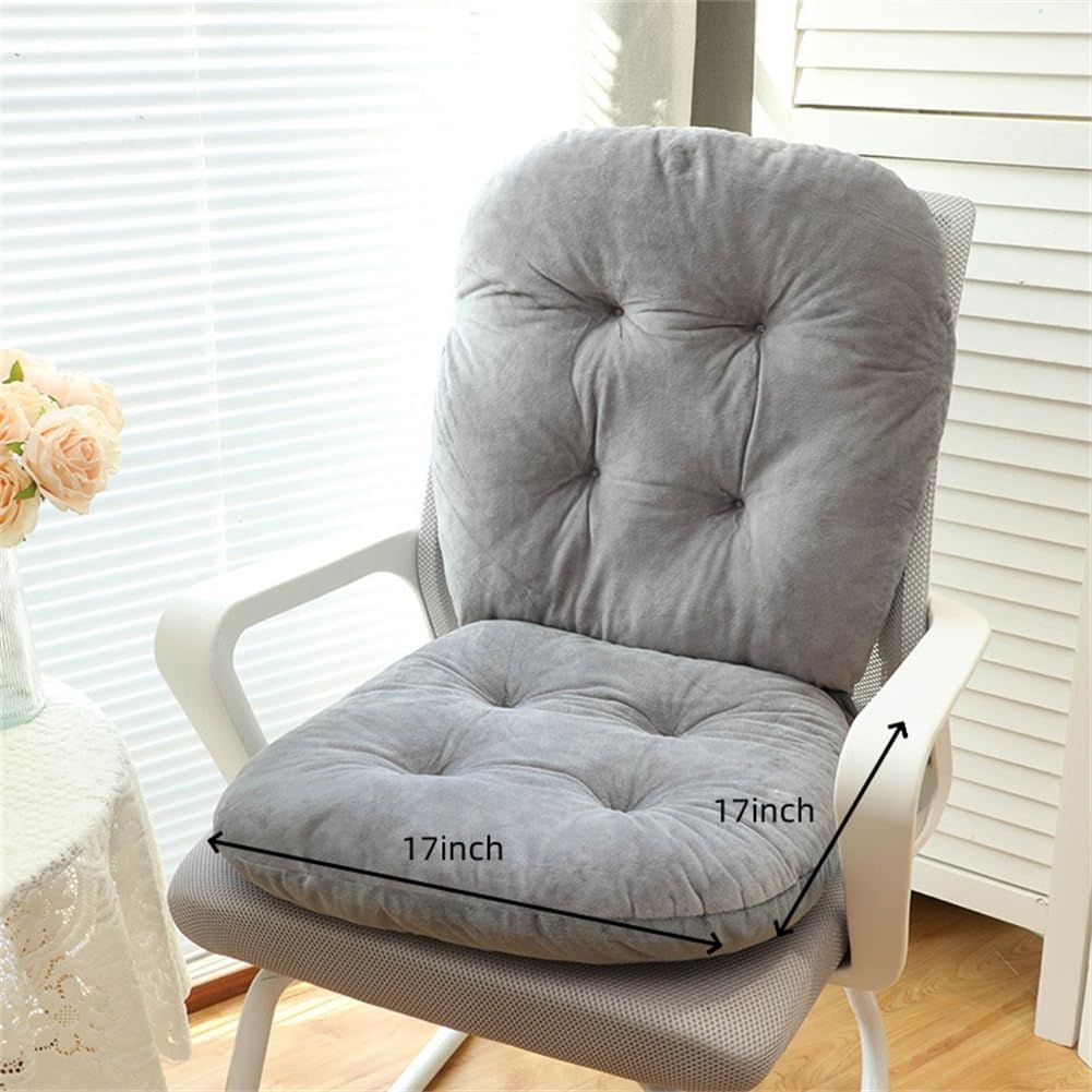 LYFJMUS 17x17 inch Office Chair Cushion for Back and Butt Desk Chair Cushion with Back Support for Office Dining Game Outdoor Chair Cushions (Green) - Image 2