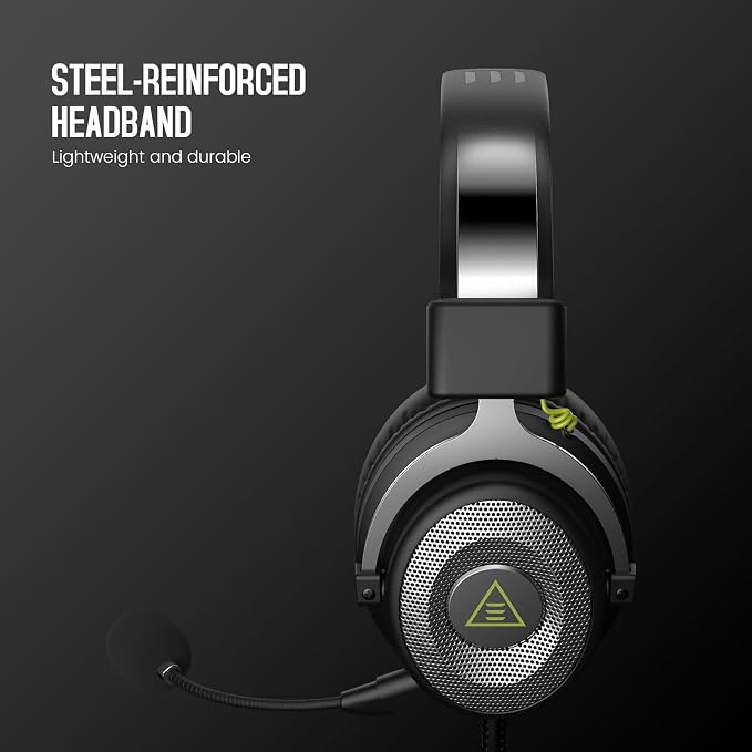 EKSA E900 Gaming Headset with Mic Stereo Headphones for Xbox,PC,PS5 | Detachable Noise Canceling Mic, 3D Surround Sound, Wired Headphone for Gaming, Computer, Laptop, PS4, 3.5MM Jack - Image 6