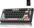 AULA S75 PRO Wireless Mechanical Keyboard with Screen&Knob, 75% Hot Swappable Gaming Keyboard with Pre-lubed Switches, RGB Backlit, PBT Keycaps Creamy Sounding Pc Gaming Keyboards by AULA