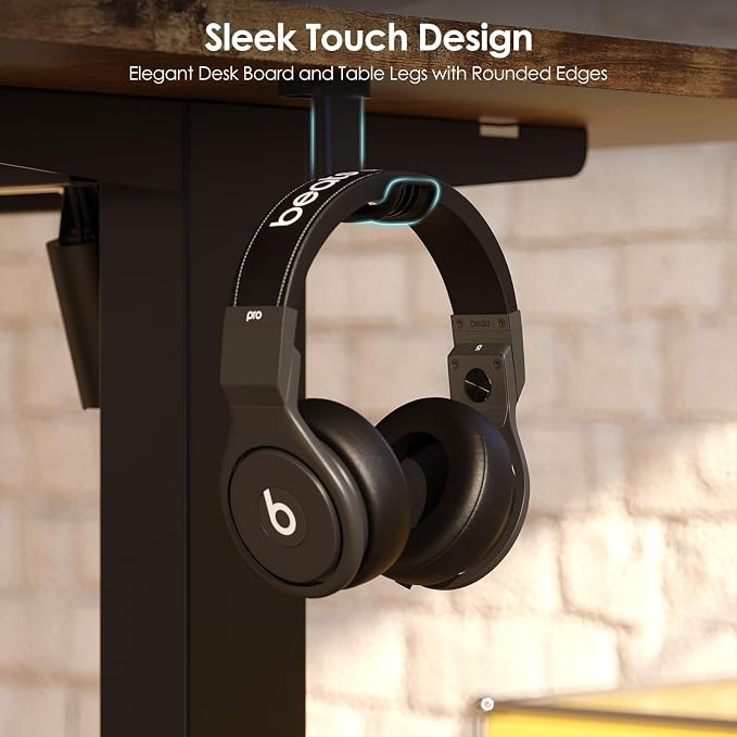 Monomi 79" Large Electric Standing Desk,Height Adjustable for Two-Person | Ergonomic Home office Computer Desk Workstation,Gaming Desk with Memory Height,Headphone Hooks,Anti-Collision - Image 7