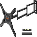 ELIVED Long Arm TV Wall Mount for 26-65" TVs, Max VESA 400x400, 77 Lbs Load | 37.4in long extension, full motion swivel & tilt, durable wall bracket for household flat screen TVs by ELIVED