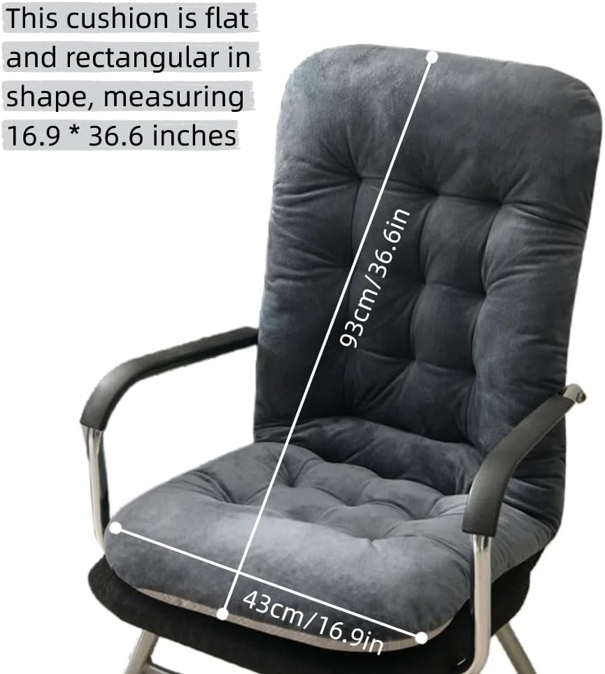 Office Chair Cushion Plush Seat Pad with Back Support Desk Cushions for Gamer Chair Recliner Rocking Chair - Image 2