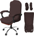 NeColorLife XL Office Chair Cover for Large Executive Chairs,Dark Brown by NeColorLife