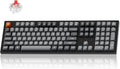 Keychron K10 Max QMK Wireless Custom Mechanical Full-Size Keyboard | 2.4 GHz Wireless & Bluetooth with Hot-swappable Apex Red Switch Compatible with Mac Windows Linux - Black by Keychron