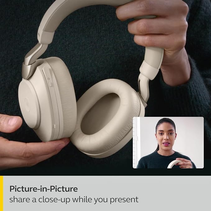 Jabra PanaCast 20 Conferencing Camera - Flexible Plug & Play Personal Video Solution Computer Webcam with AI-Powered 4K Ultra-HD, Intelligent Zoom, and Lighting Optimization - Black - Image 5
