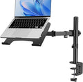 Afaloona 2-in-1 Monitor & Laptop Stand for 13-32" Monitor or 11-17" Laptop | Removable laptop tray converts to a monitor mount with full-motion adjustment, up to 18 lb capacity for monitor or laptop use by Afaloona