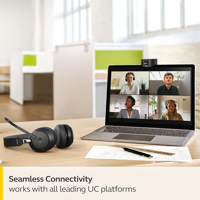 Jabra PanaCast 20 Conferencing Camera - Flexible Plug & Play Personal Video Solution Computer Webcam with AI-Powered 4K Ultra-HD, Intelligent Zoom, and Lighting Optimization - Black - Image 11