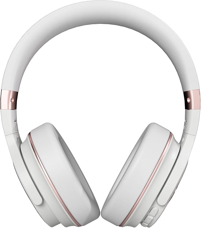 Raycon Everyday Bluetooth Headphones - Over The Ear, Active Noise Cancelling Wireless Headphones + Awareness Mode, Bluetooth Headset with Mic, 40 Hours of Battery Life (Rose Gold) - Image 8