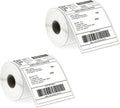 MFLABEL 4x6 Thermal Shipping Labels - 2 Rolls of 250, Perforated & Smudge-Proof Direct Thermal Labels Compatible with Rollo, Zebra, for Amazon UPS FedEx Shopify by MFLABEL