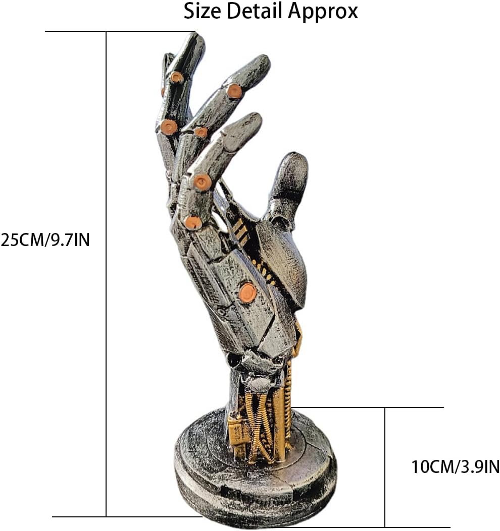 Game Controller Stand Holder for PS4 PS5 Xbox Switch Pro Headset Desk Stand Display Holder Mechanical Hand Gaming Accessories Desk Decor Figure (Iron) - Image 3