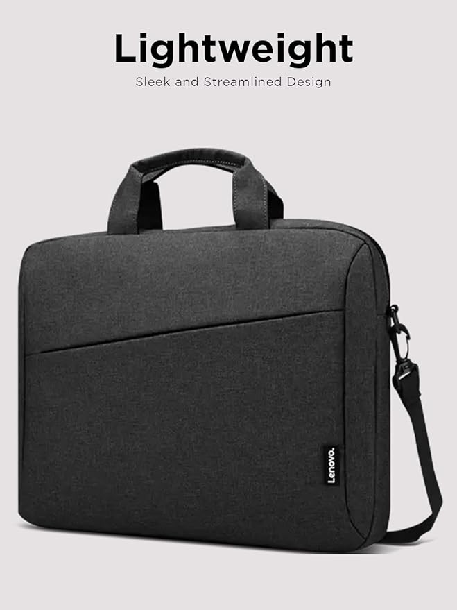 Lenovo Laptop Bag T210, Messenger Shoulder Bag for Laptop or Tablet, Sleek, Durable & Water-Repellent Fabric - Image 6