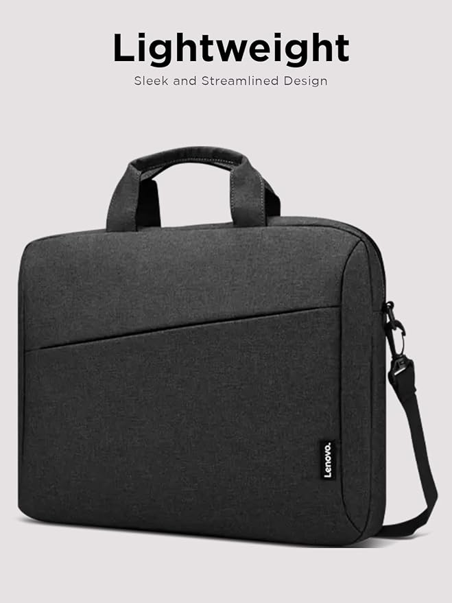 Lenovo Laptop Bag T210, Messenger Shoulder Bag for Laptop or Tablet, Sleek, Durable & Water-Repellent Fabric - Image 6
