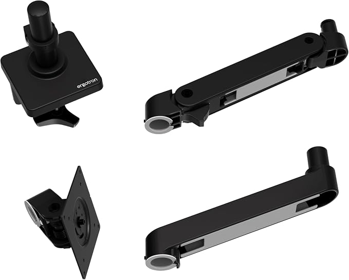 Ergotron – Upgraded LX Pro Premium Monitor Arm, Single Monitor Desk Mount – fits Flat Curved Ultrawide Computer Monitors up to 34 Inches, 4 to 22 lbs, VESA 75x75mm or 100x100mm – Matte Black - Image 9