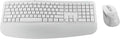 Logitech Signature Comfort Plus MK880 Combo Keyboard Mouse - Off White | Signature, Full-Size, with Palm Rest, Silent Clicks, Bluetooth, for Windows and macOS by Unknown