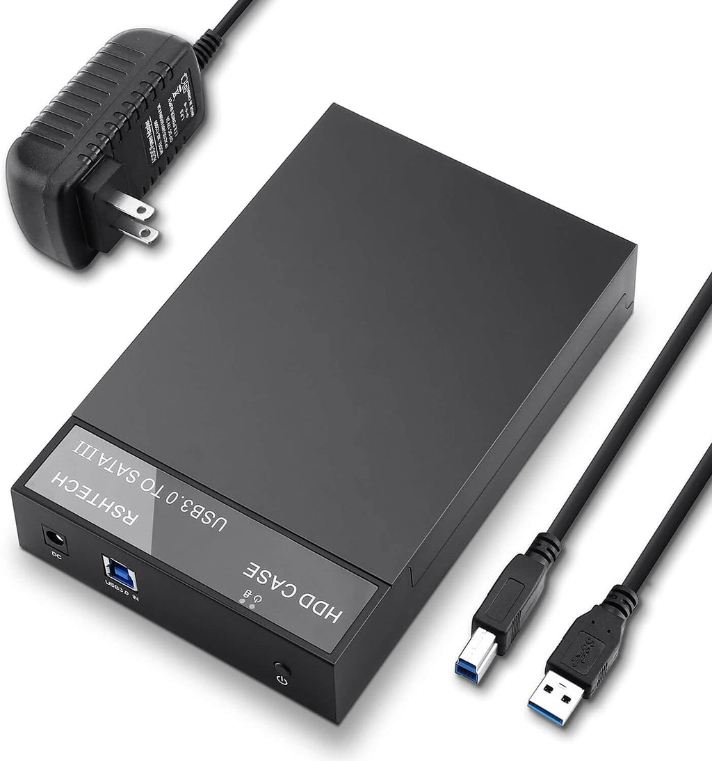 RSHTECH Hard Drive Enclosure, USB 3.0 to 3.5 in SATA HDD Dock, RSH-319 by RSHTECH