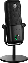 Elgato Wave:3 MK.2 USB Condenser Microphone, DSP Effects | Clipguard 2.0 protection, Auto Gain calibration, Onboard voice enhancer, compressor, EQ, Multifunction dial, USB-C by Elgato
