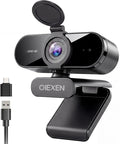 4K Ultra HD Webcam with 1/2.8"CMOS Sensor,PDAF Autofocus,1080P@60FPS | Dual Noise-Canceling Mics,Privacy Cover,USB Streaming Webcam for PC/Mac,Gaming,Video Calling,Live Streaming&Meetings by OIEXEN