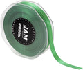 JAM PAPER Double Faced Satin Ribbon - 3/8 Inch Wide x 25 Yards - Emerald Green - Sold Individually by JAM Paper