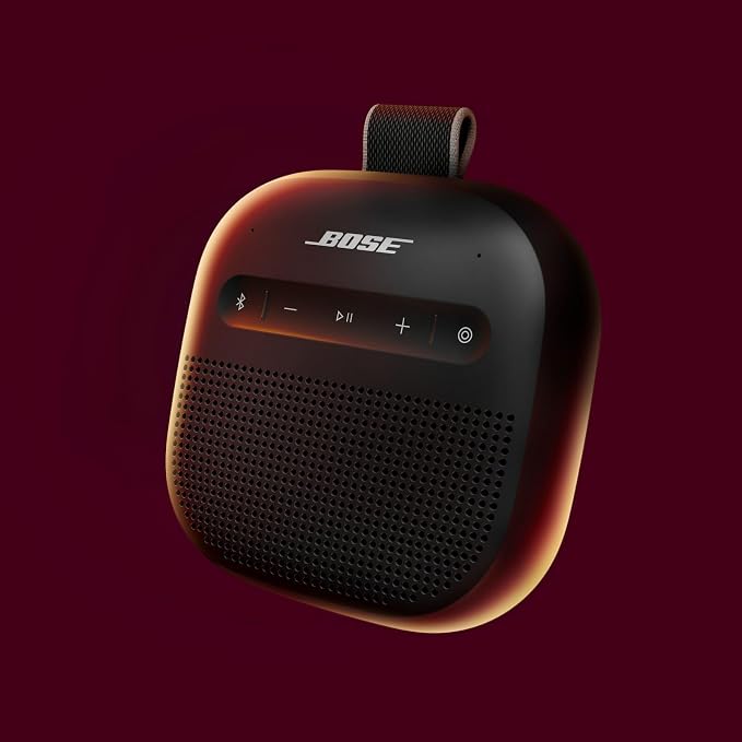 Bose SoundLink Micro Portable Bluetooth Speaker (2nd Gen), Wireless Outdoor Speaker, Up to 12 Hours Battery Life, Waterproof and Dustproof, Black | Bluetooth Core 5.4 with IP67 rating and 12-hour battery for hiking, travel and outdoor use - Image 2