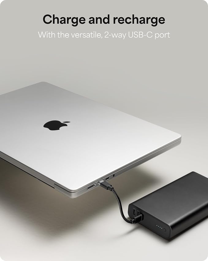 Mophie Powerstation Fast 25,000mAh Power Bank | Extended Fast Charging | 140W, Multi-Device - Image 4