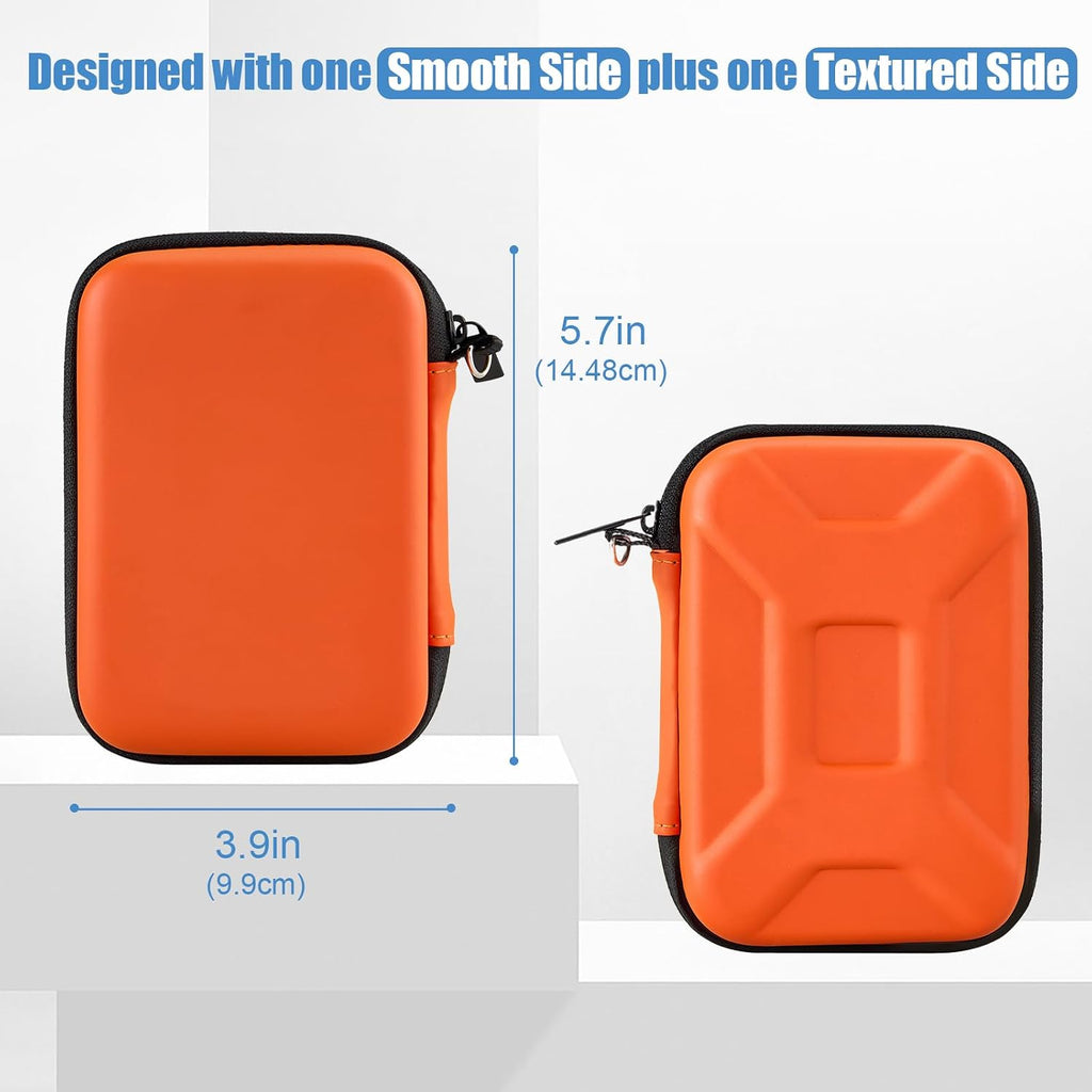 ProCase External Hard Drive Travel Case for 2.5" HDD/SSD -Orange - Image 6