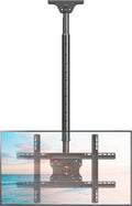 Ceiling TV Mount for 37"-75" TVs, 360° Swivel, 57" Height Adjustable by ELIVED