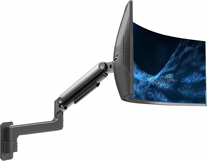 VIVO Premium Ultrawide Monitor Counterbalance Wall Mount for 40 inch Screens up to 44 lbs, Full Motion, Max VESA 100x100, Black, MOUNT-V100E by Unknown