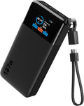 JUOVI 187W Portable Charger for Laptop Power Bank 25000mAh with USB-C Cable | TSA-Approved, App Control,Fast Charging Battery Pack for Laptop MacBook Dell XPS iPhone 17/16/15/14 Series Samsung and More by JUOVI