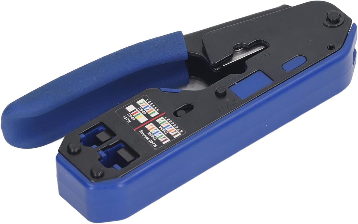 RJ45 Crimping Tool Kit, Alloy Steel 8P8C Jack Ethernet Crimper - Image 4