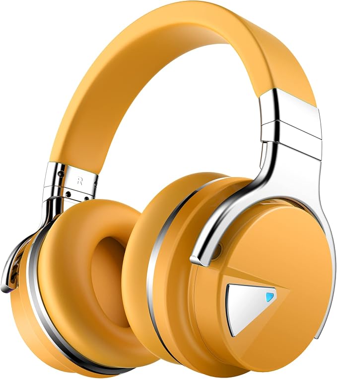 Million Sold 10 Years Classic E7 Active Noise Cancelling Headphones with Upgraded Noise Cancellation, Bluetooth Headphones Wireless with HD Sound Vivid Deep Bass, for Home Office Travel Gift Pcs by Silensys