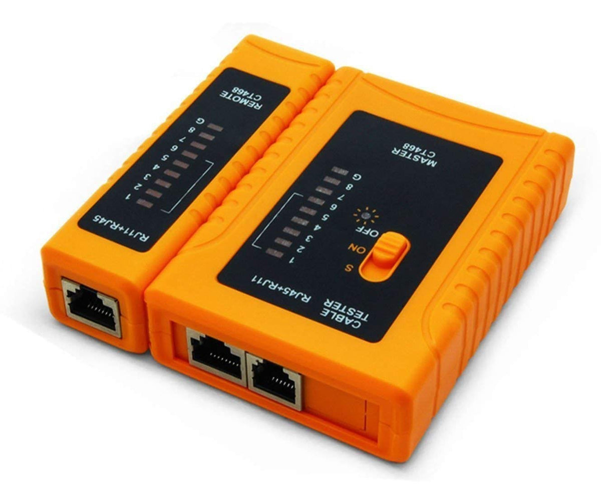 iMBAPrice - RJ45 Network Cable Tester for Lan Phone RJ45/RJ11/RJ12/CAT5/CAT6/CAT7 UTP Wire Test Tool by iMBAPrice