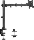 VIVO Single Large Monitor Arm Desk Mount, Holds Screens up to 45 inch Ultrawide, Fully Adjustable Stand with C-Clamp and Grommet Base, VESA 75x75mm or 100x100mm, Black, STAND-V149 by Unknown
