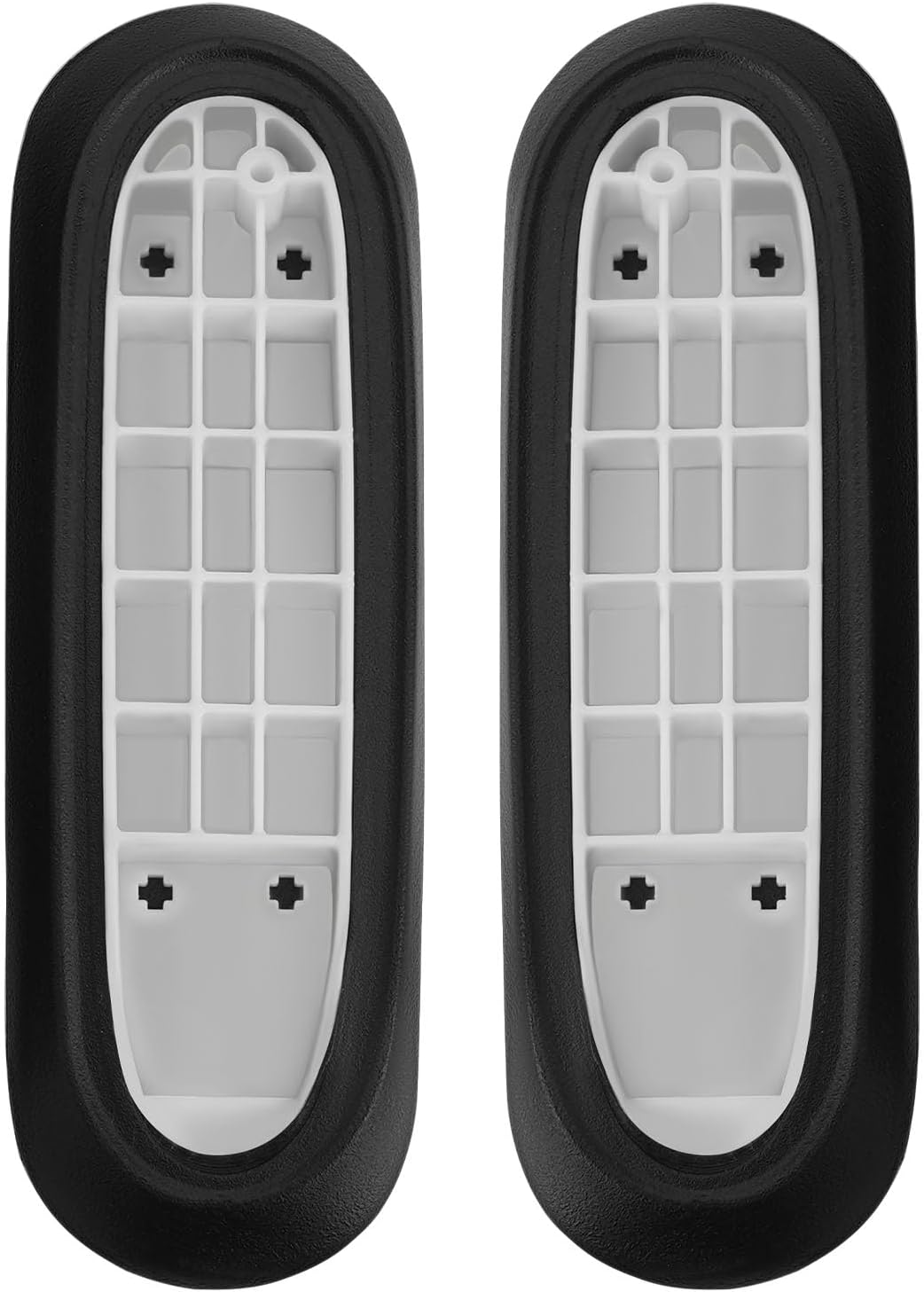 Armrest Pads Caps Replacement Compatible with Herman Miller Sayl Office Chair Fixed and Height Adjustable, Black Vinyl (1-Pair) - Image 7