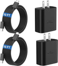 45W Super Fast Charger USB C Android Phone Type C Charger Fast Charging Block with 10FT Cord for Samsung Galaxy S26/S26 Ultra/S26+/S25 Ultra/S25/S24 Ultra/S24/S23 Ultra/S22/S21/S20/Note 10, Black by Ubearkk