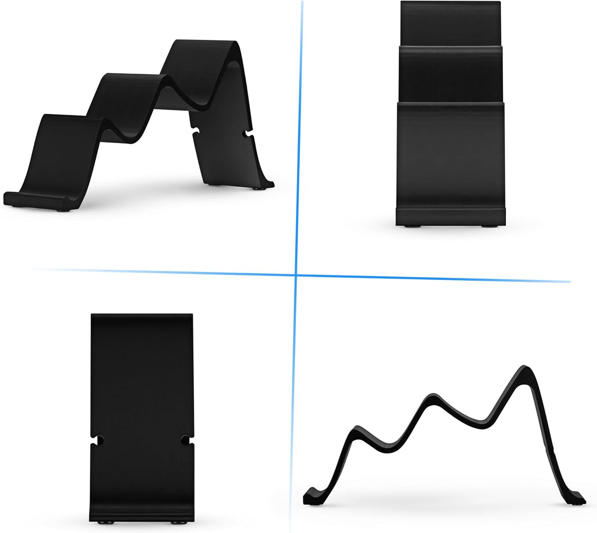 Desktop Dual Game Controller Stand Holder – Stylish, Minimal Wave Design, Suitable for PS5, Xbox, Switch, PC & Retro Gamepads - Image 7